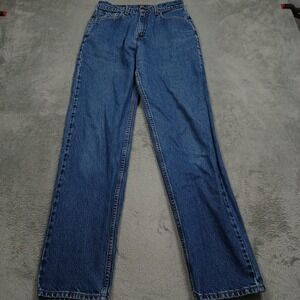 Vintage Levis 560 Jeans Womens 8 Blue Denim Loose Fit Straight 90s USA